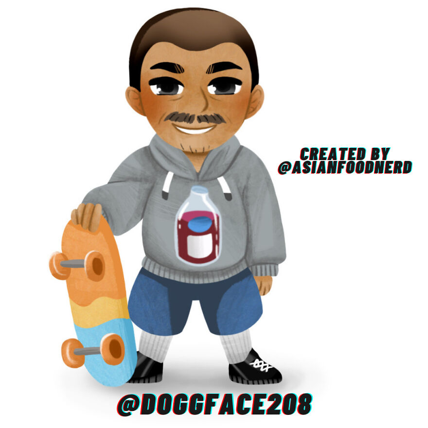 I Drew Cute Dogface208 Chibi To Celebrate Positive Vibes