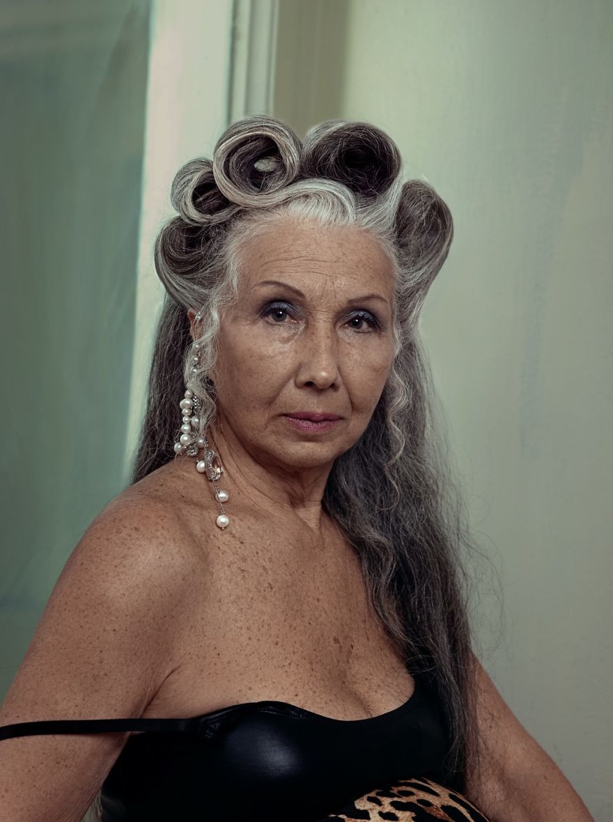 This Artist Responds To Society’s Pressure On Women To Become Mothers By A Certain Age By Showing Pregnant GRANDmothers