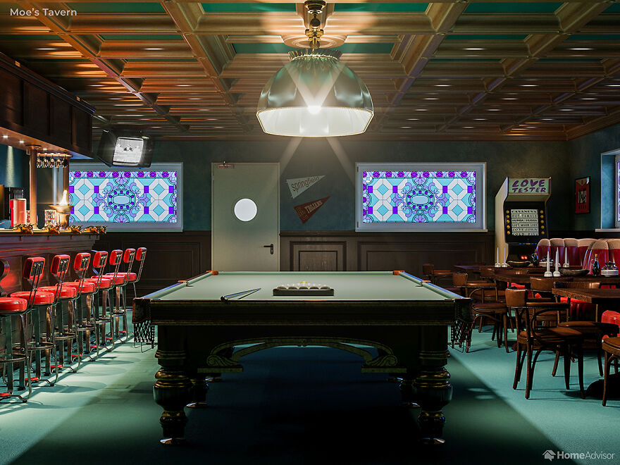 Here's What The Simpsons Interiors Would Look Like If Wes Anderson Created Them Here's What The Simpsons Interiors Would Look Like If Wes Anderson Created Them