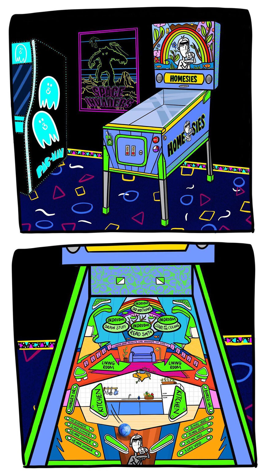 From The Bedroom To The Kitchen To The Living Room To The Bedroom Again