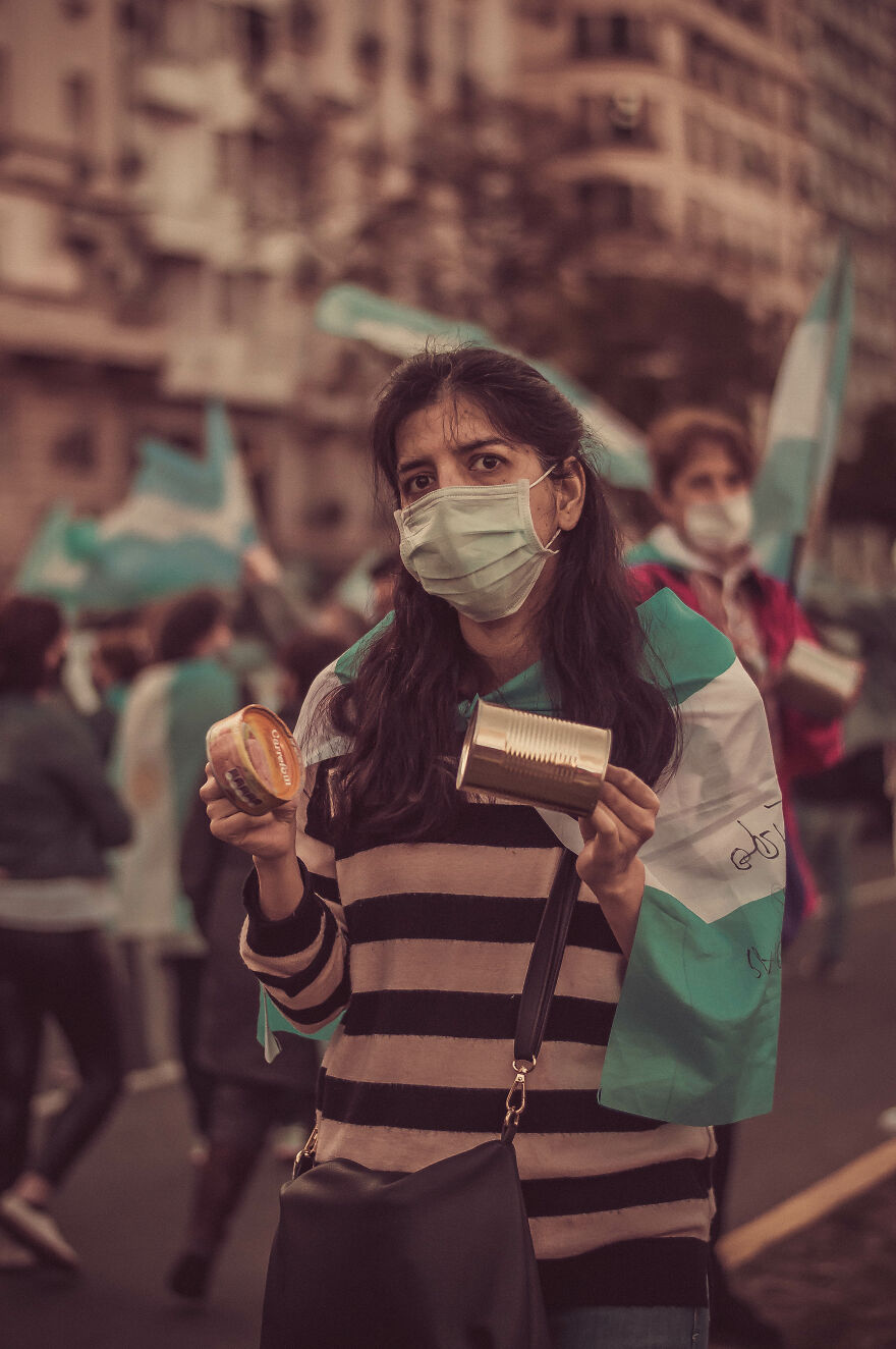 I Photographed Argentina's March Against Government Decisions In 2020