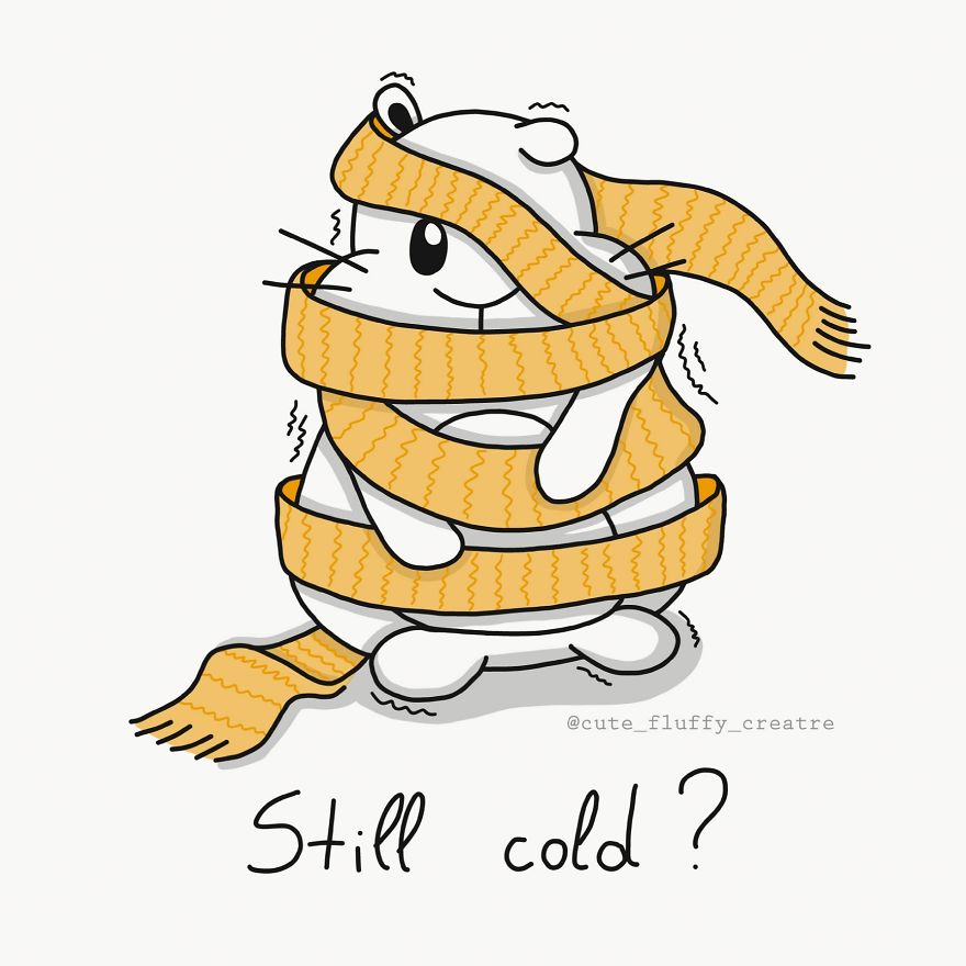 Sometimes Even A Scarf Does Not Help