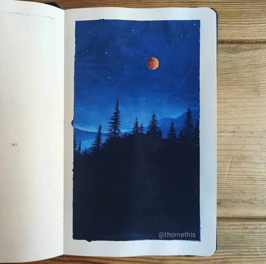 Part II Of My 100 Days Gouache Challenge