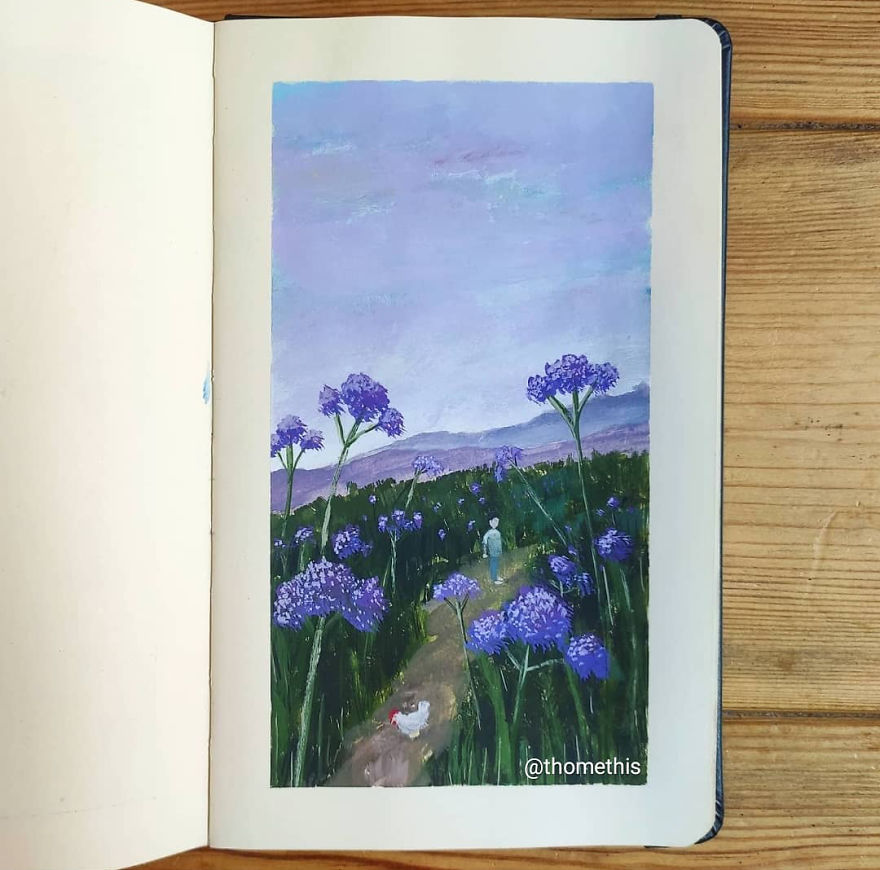 Part II Of My 100 Days Gouache Challenge