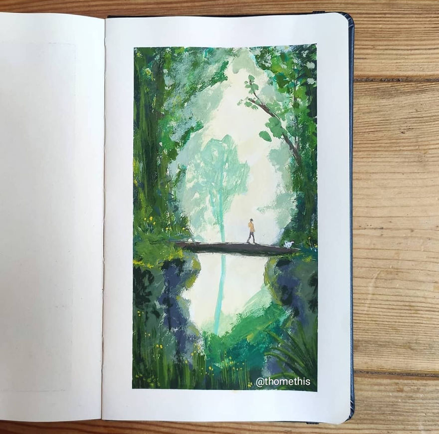 Part II Of My 100 Days Gouache Challenge