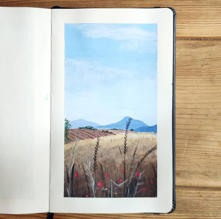 Part II Of My 100 Days Gouache Challenge