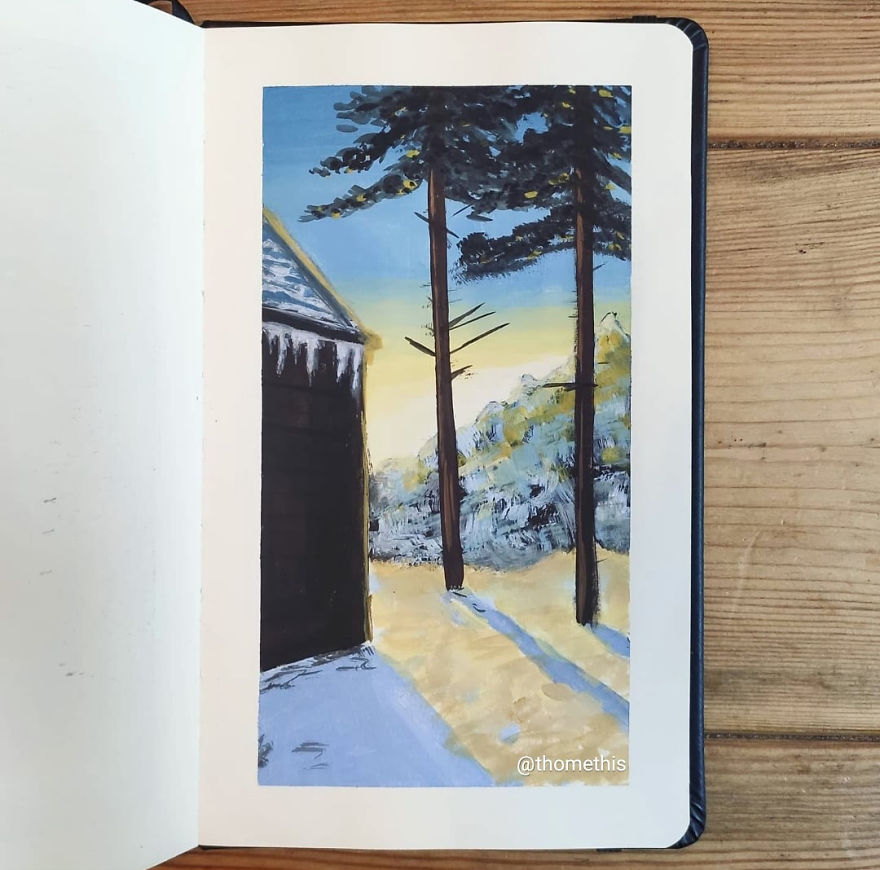 Part II Of My 100 Days Gouache Challenge