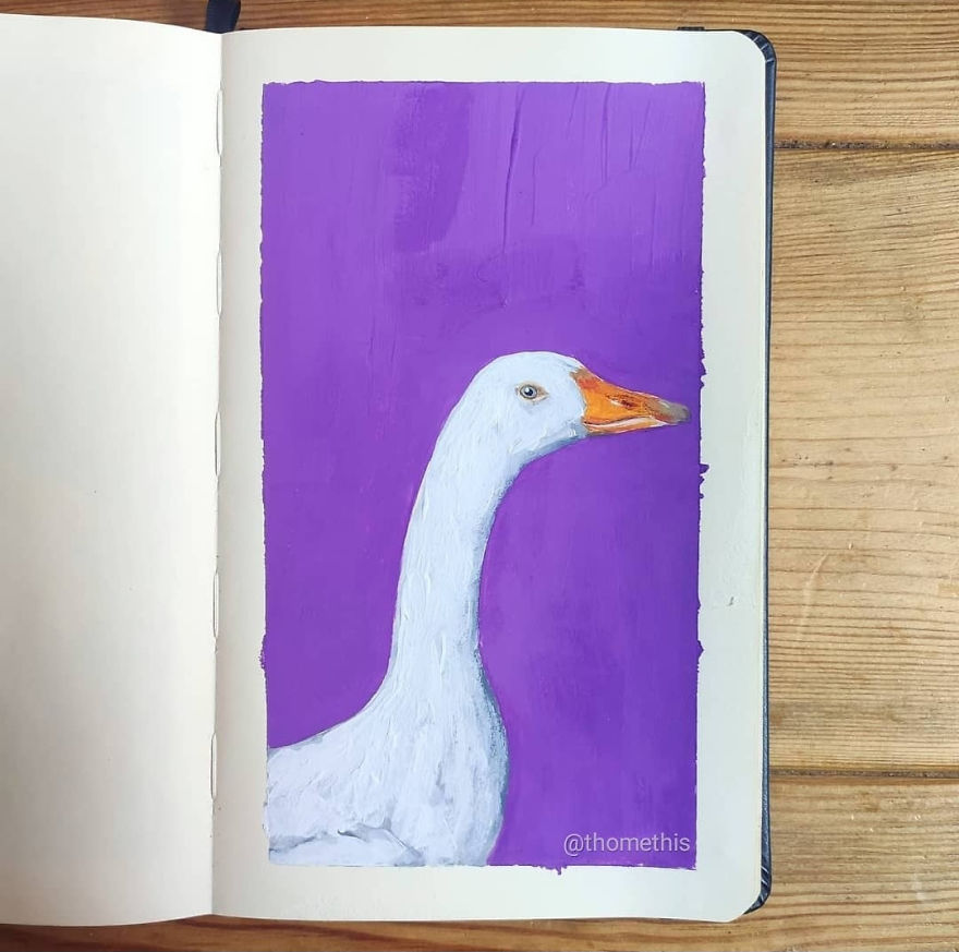 Part II Of My 100 Days Gouache Challenge