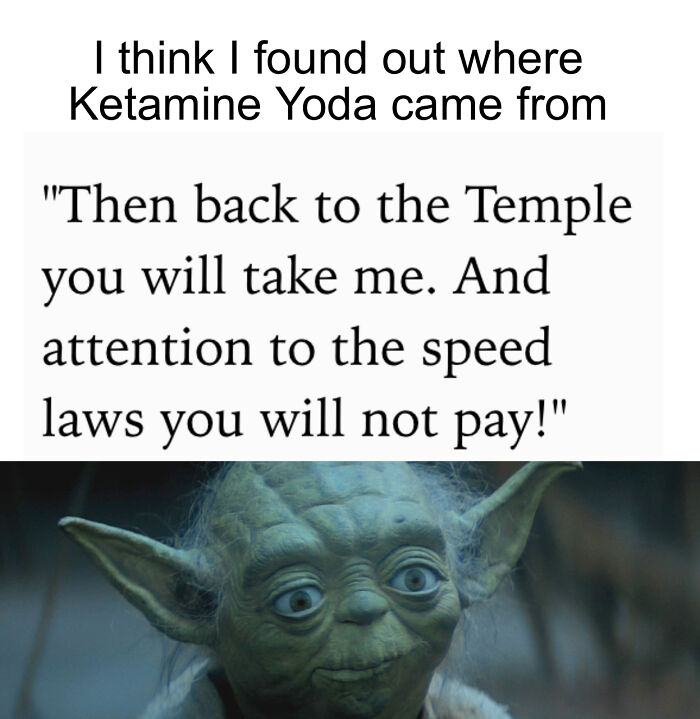 Ketamine Yoda Origin?