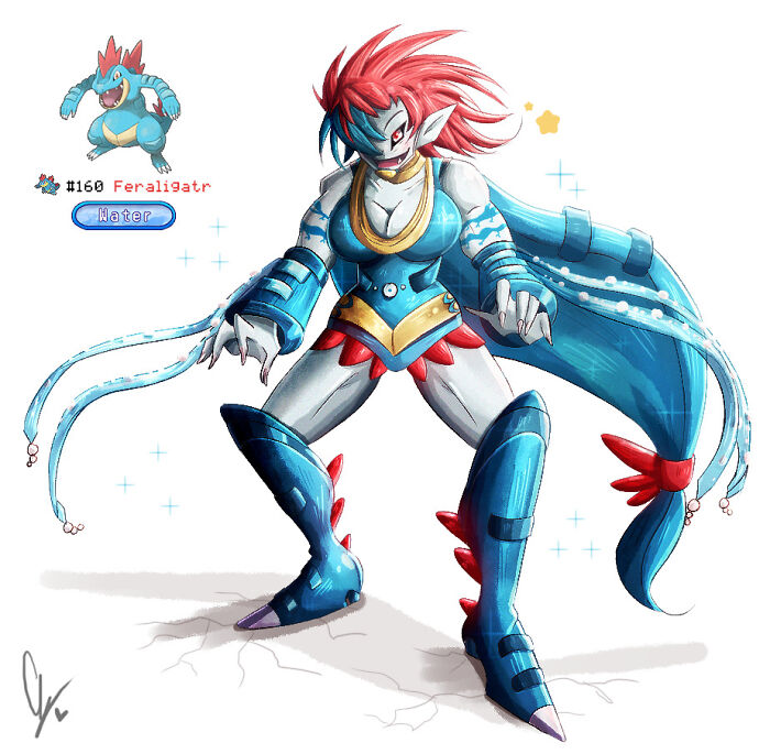 Adult Waniko As The Feraligatr