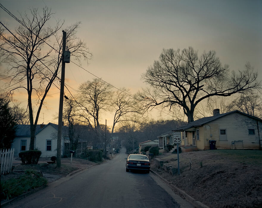 The Old Wooden Houses Lining Waddell Street