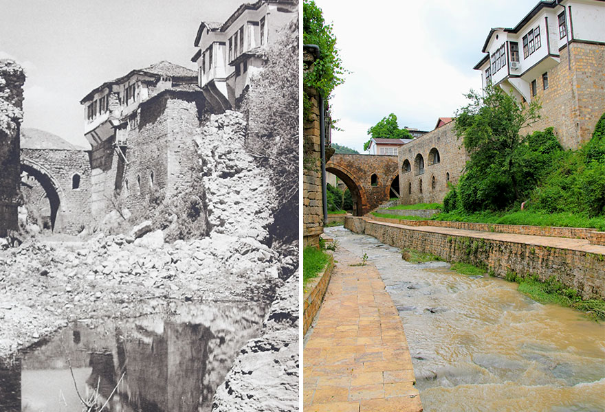 Grofčanski Most, Kratovo, Macedonia, 1926 vs. 2018