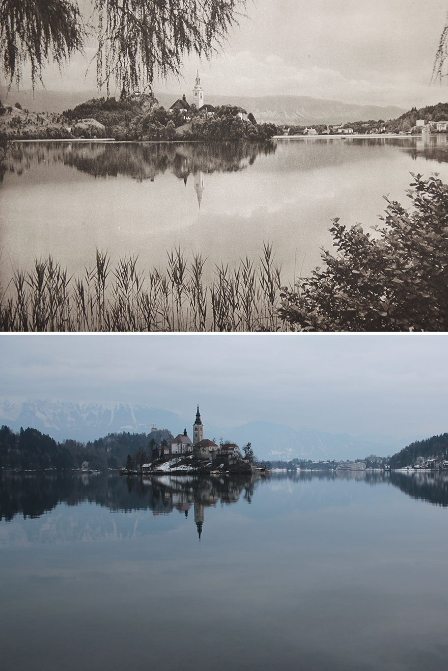 Bled, Slovenia, 1926 vs. 2018