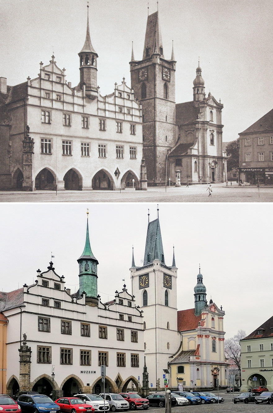 Litoměřice, Czech Republic, (Photo Published In) 1941 vs. 2020