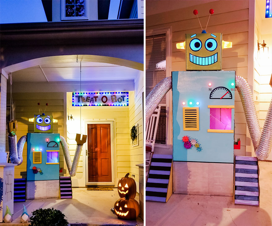I Created This Giant Robot To Safely Hand Candy Out This Halloween I Created This Giant Robot To Safely Hand Candy Out This Halloween