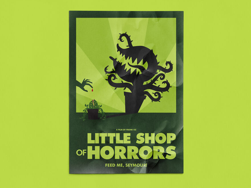 I Recreated My Favorite Spooky Film Posters This Year As I Didn't Want Halloween To Be Canceled