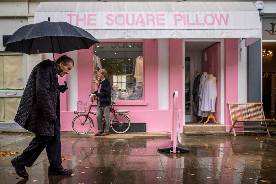 The Pink Square Pillow