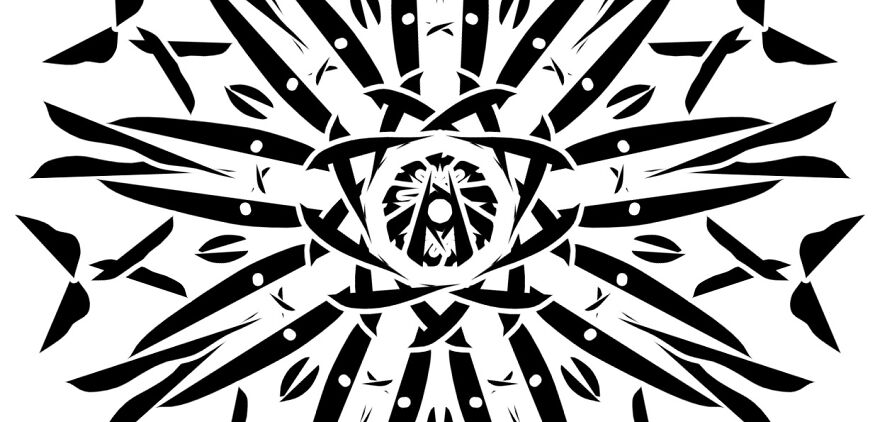 Mirror Brush Art. Mirror Brush Art.