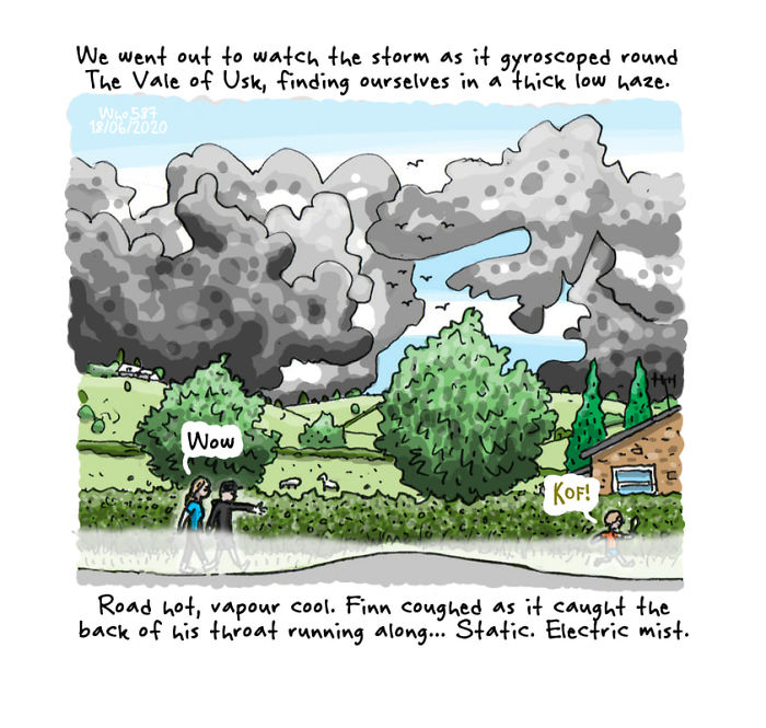 Numbers 1 To 40 Of My 100 Cartoons Drawn During Lockdown 2020