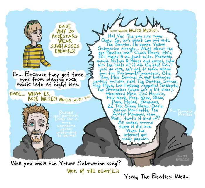 Numbers 1 To 40 Of My 100 Cartoons Drawn During Lockdown 2020