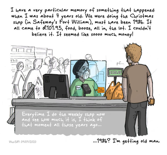 Numbers 1 To 40 Of My 100 Cartoons Drawn During Lockdown 2020