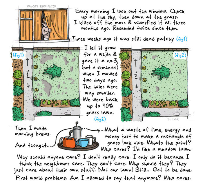 Numbers 1 To 40 Of My 100 Cartoons Drawn During Lockdown 2020