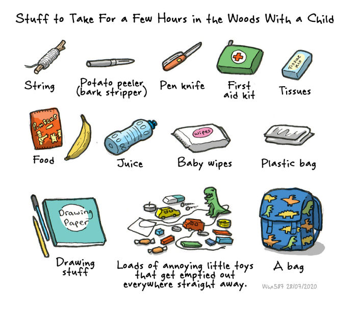 Numbers 1 To 40 Of My 100 Cartoons Drawn During Lockdown 2020