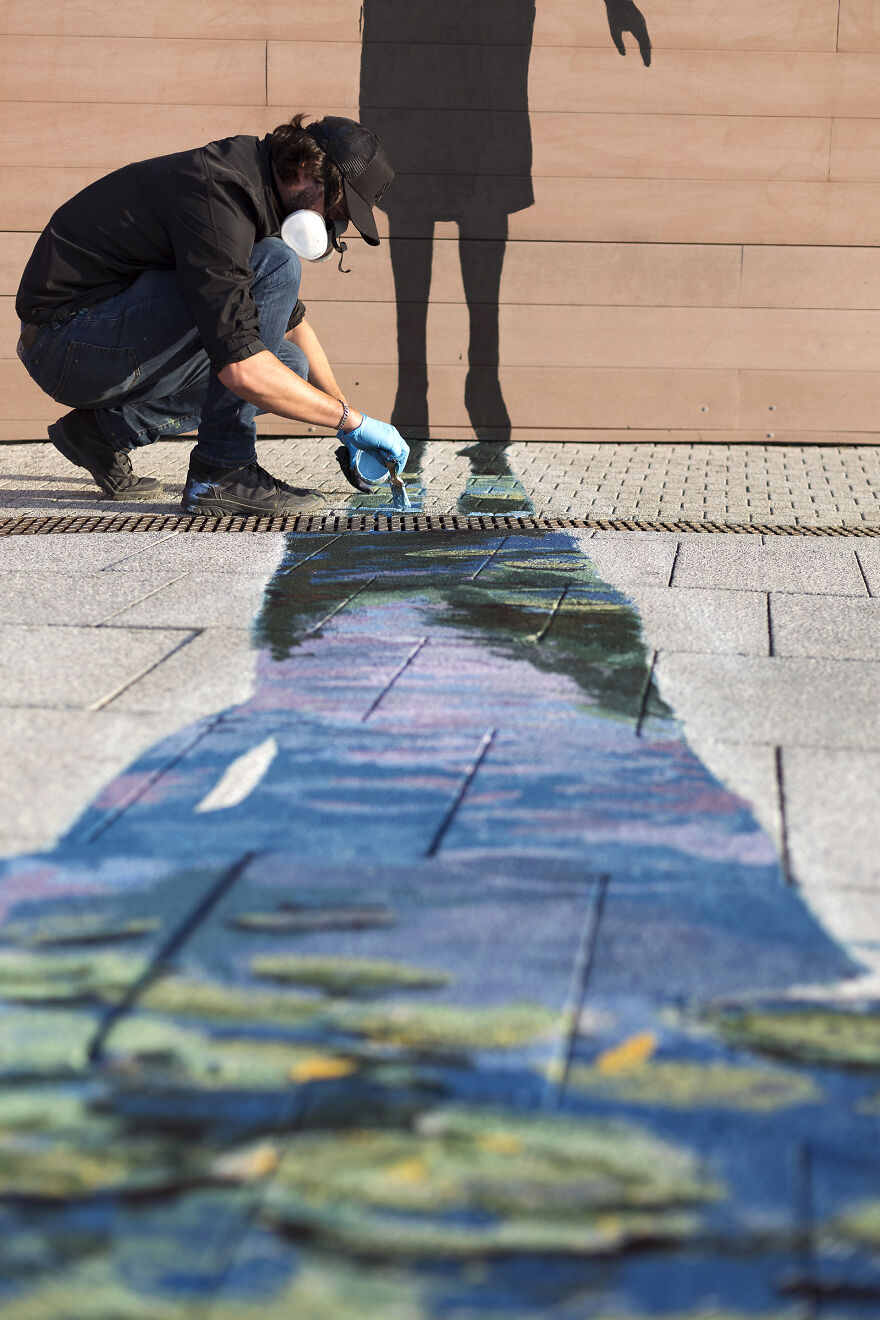 I Painted Three Murals On A Local Hospital's Wall To Honor Health Workers During The Global Pandemic