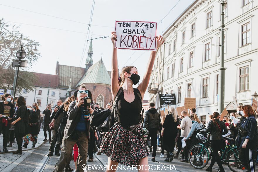 People Are Protesting In Poland Against New Laws That Ban Abortion