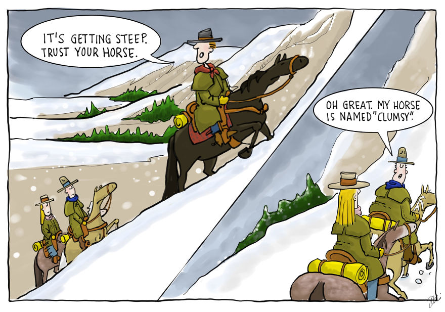 On A Horse Named Clumsy