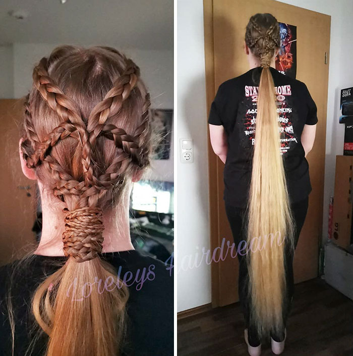 German Real-Life Rapunzel Hasn’t Cut Her Hair In 15 Years And It’s Now 3 Inches Longer Than She Is