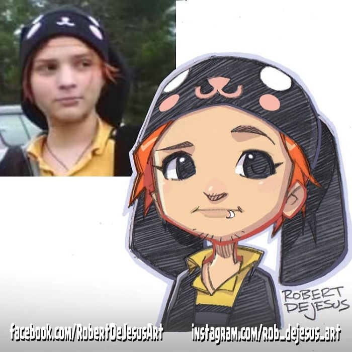 Robert Dejesus' Fun Illustrated Portraits