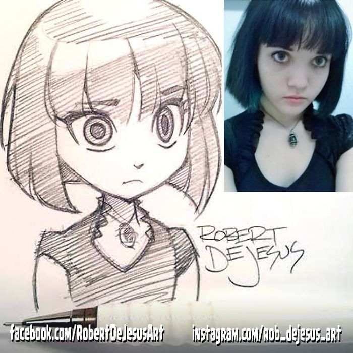 Robert Dejesus' Fun Illustrated Portraits