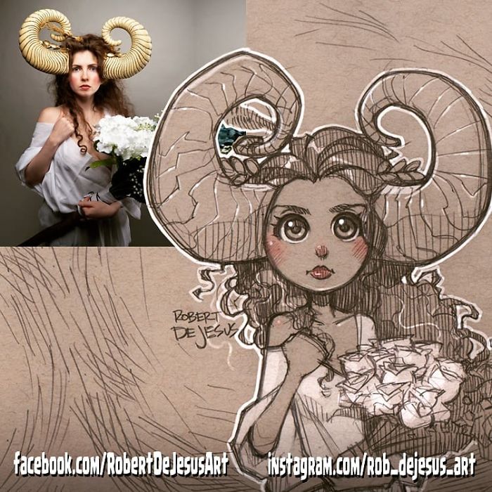 Robert Dejesus' Fun Illustrated Portraits