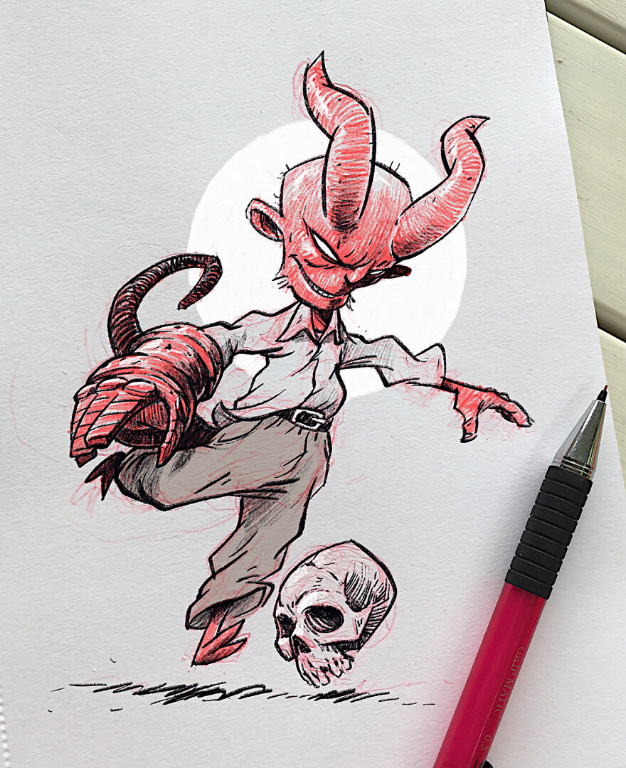 Russian Artist Creates Dark And Macabre Illustrations That Seem To Come Out Of A Nightmare