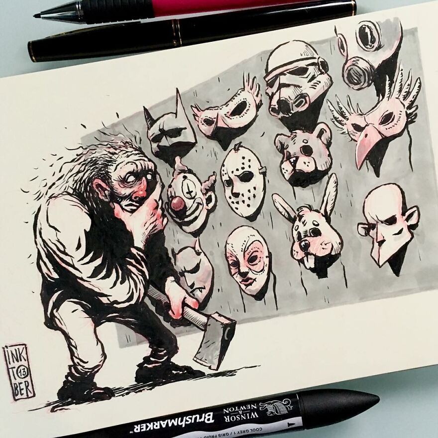 Russian Artist Creates Dark And Macabre Illustrations That Seem To Come Out Of A Nightmare