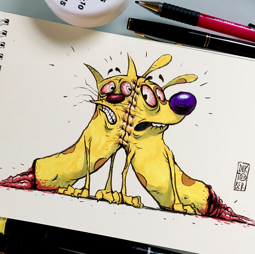 Russian Artist Creates Dark And Macabre Illustrations That Seem To Come Out Of A Nightmare