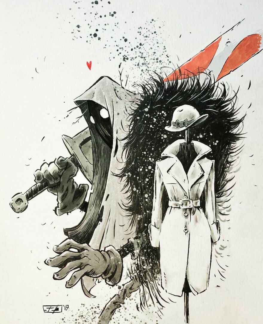 Russian Artist Creates Dark And Macabre Illustrations That Seem To Come Out Of A Nightmare