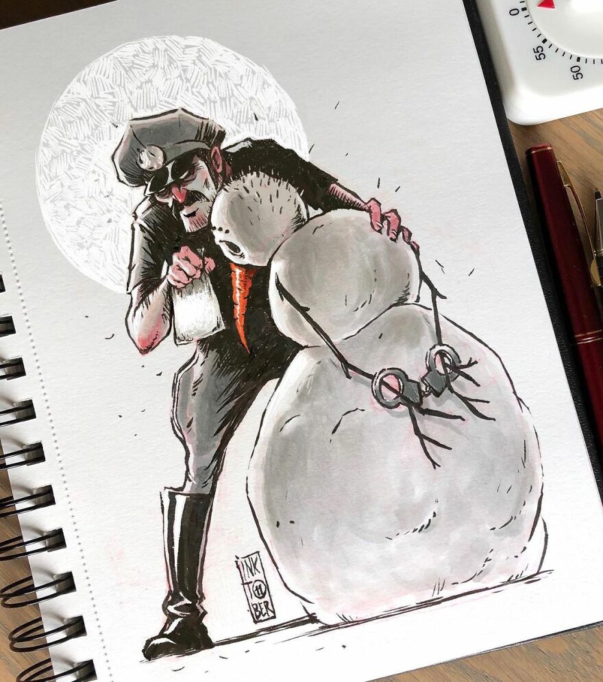 Russian Artist Creates Dark And Macabre Illustrations That Seem To Come Out Of A Nightmare