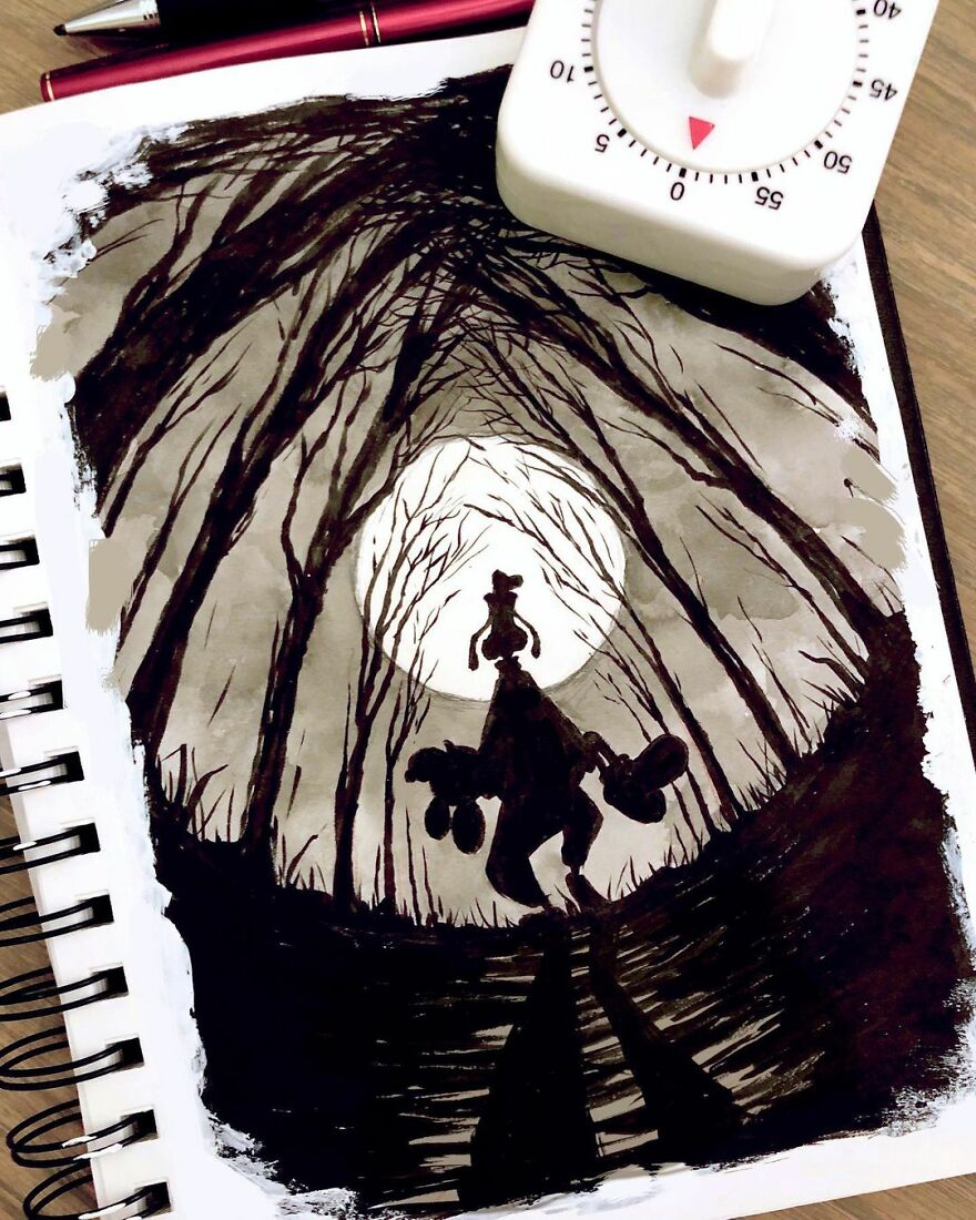 Russian Artist Creates Dark And Macabre Illustrations That Seem To Come Out Of A Nightmare