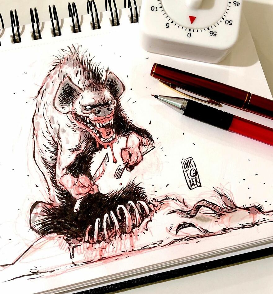 Russian Artist Creates Dark And Macabre Illustrations That Seem To Come Out Of A Nightmare