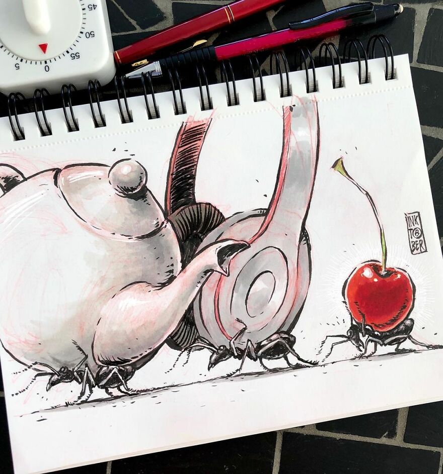 Russian Artist Creates Dark And Macabre Illustrations That Seem To Come Out Of A Nightmare