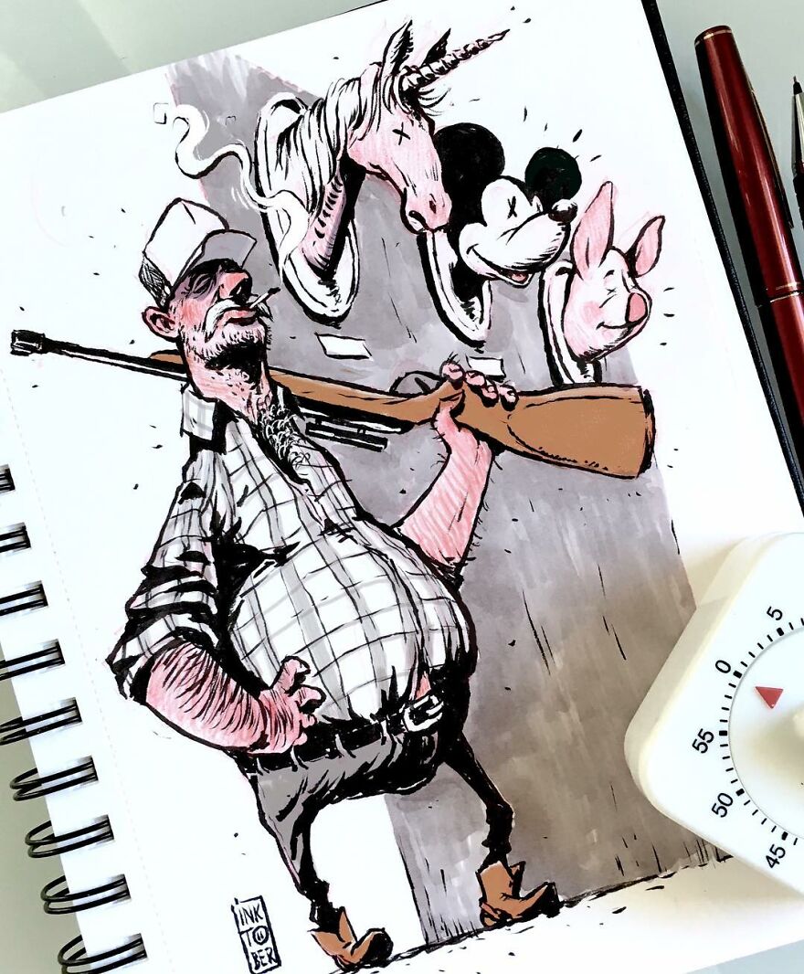 Russian Artist Creates Dark And Macabre Illustrations That Seem To Come Out Of A Nightmare