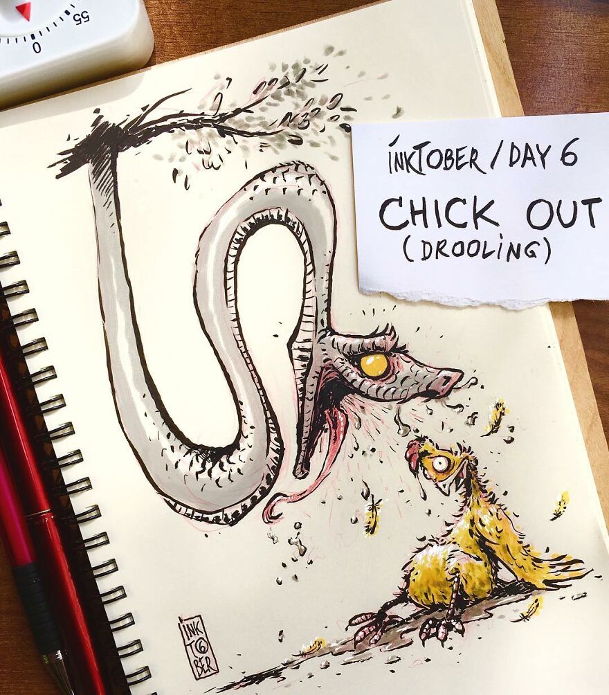 Russian Artist Creates Dark And Macabre Illustrations That Seem To Come Out Of A Nightmare