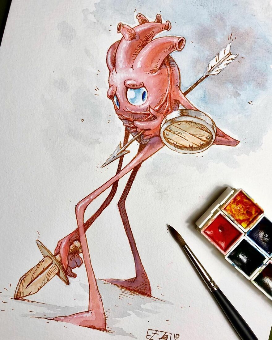 Russian Artist Creates Dark And Macabre Illustrations That Seem To Come Out Of A Nightmare