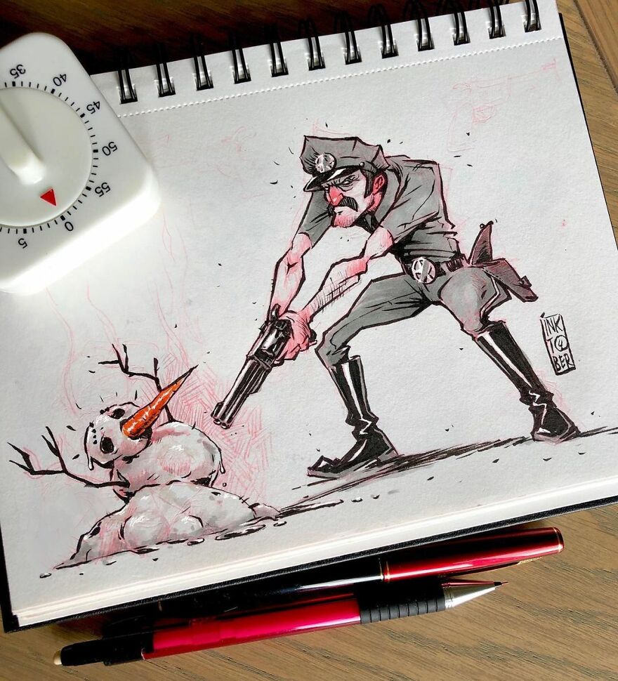 Russian Artist Creates Dark And Macabre Illustrations That Seem To Come Out Of A Nightmare