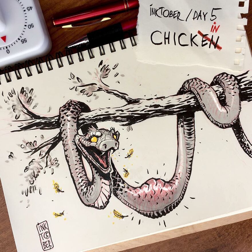 Russian Artist Creates Dark And Macabre Illustrations That Seem To Come Out Of A Nightmare