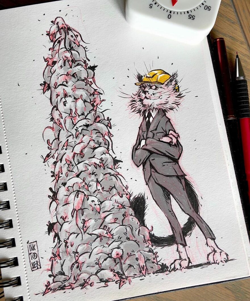 Russian Artist Creates Dark And Macabre Illustrations That Seem To Come Out Of A Nightmare