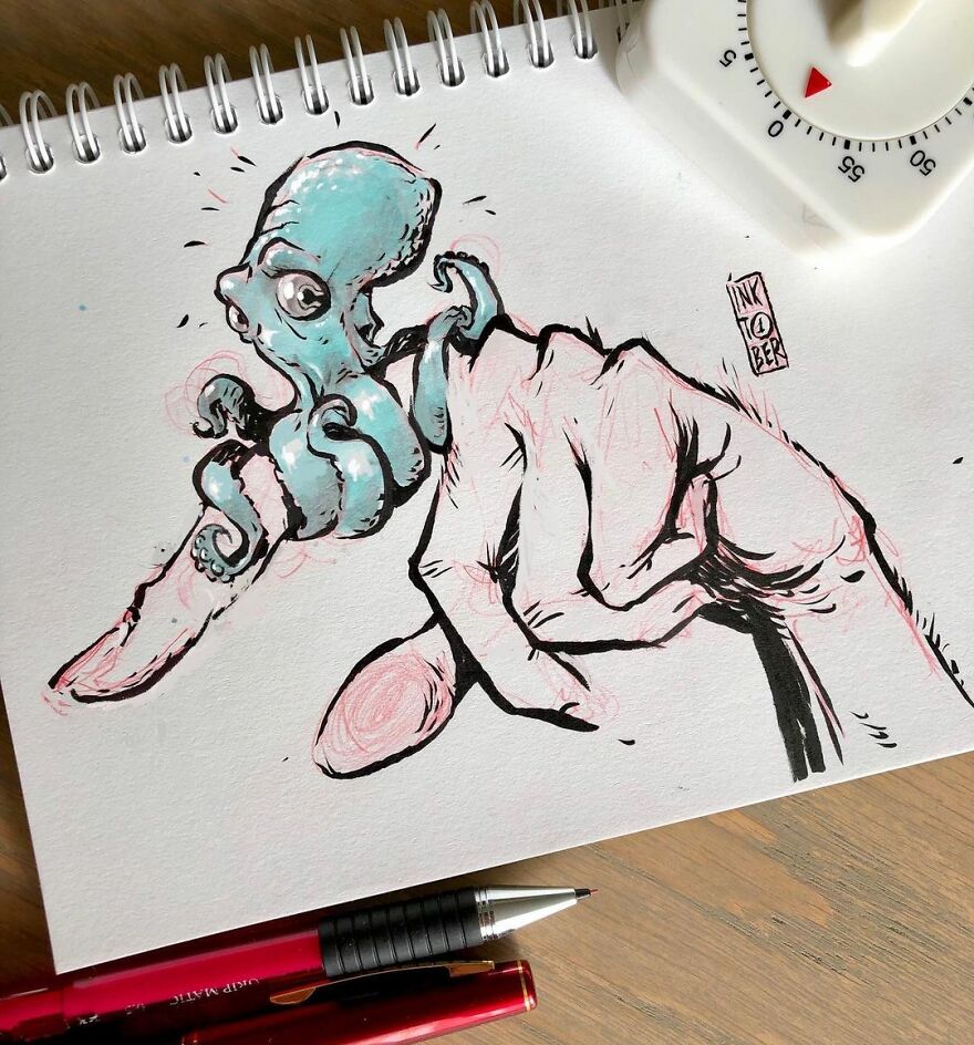 Russian Artist Creates Dark And Macabre Illustrations That Seem To Come Out Of A Nightmare