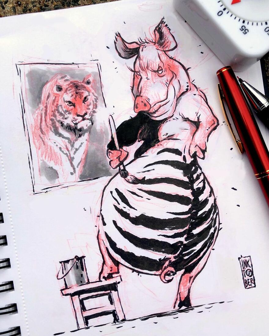 Russian Artist Creates Dark And Macabre Illustrations That Seem To Come Out Of A Nightmare